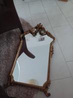 Oude goudkleurige barok? spiegel (kuifspiegel?)100€, Ophalen