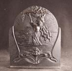 Antieke Art Nouveau reliëfplaquette, Ophalen of Verzenden