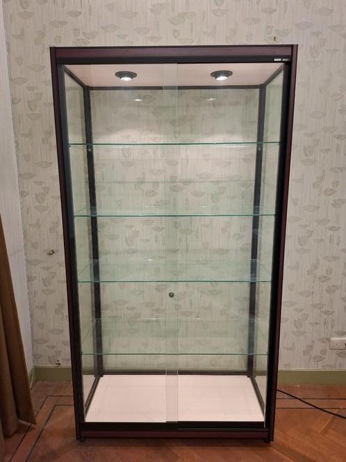 Siletsy vitrine 100x48x188, Huis en Inrichting, Kasten | Vitrinekasten, Gebruikt, 150 tot 200 cm, 100 tot 150 cm, 25 tot 50 cm