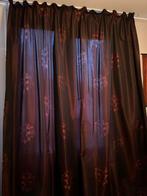 Mooie gordijnen Bordeaux rood met zijdeglans uitstraling, Gebruikt, Overige kleuren, 200 cm of meer, Stijlvol