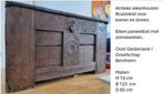 Antieke eikenhouten BRUIDSKIST 1750, Antiek en Kunst, Ophalen of Verzenden