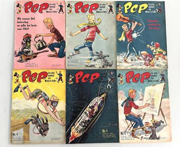 Weekblad Pep - 6 edities 1963 beschikbaar voor biedingen