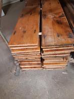 Gebruikte grenen planken vloer, 17 mm dik, 27 cm breed,, Doe-het-zelf en Verbouw, Ophalen, Gebruikt, Vloerdelen of -planken, 10 m² of meer
