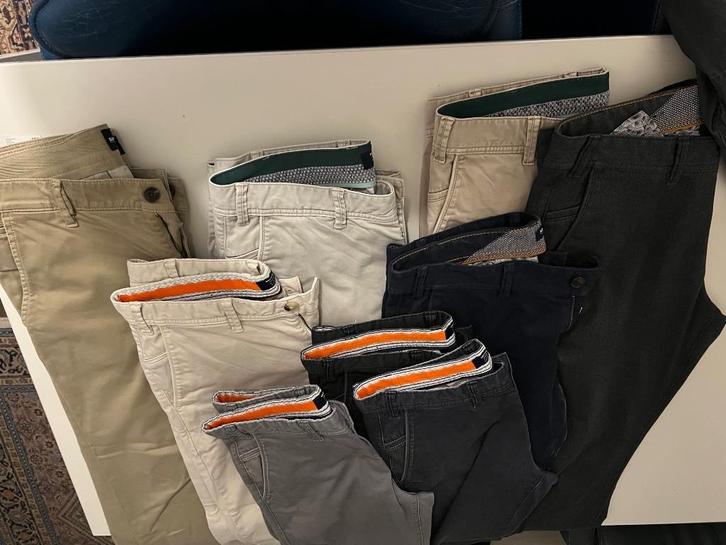 10 stuks broek  32/30 diverse kleuren nieuwstaat, Kleding | Heren, Broeken en Pantalons, Zo goed als nieuw, Overige maten, Overige kleuren
