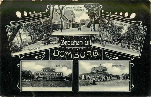 (380-229-051) Domburg groeten uit, Verzamelen, Ansichtkaarten | Nederland, Zeeland, Verzenden