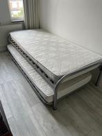 Dubbel Divan onderschuifbed Te Koop, Huis en Inrichting, Ophalen, 90 cm, Tweepersoons, Zo goed als nieuw