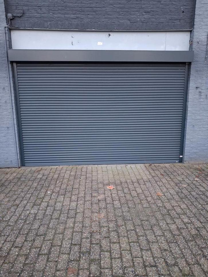 Elektrisch Rolluik Aldura, Doe-het-zelf en Verbouw, Rolluiken, Gebruikt, 150 tot 200 cm, 150 tot 200 cm, Grijs, Elektrische bediening