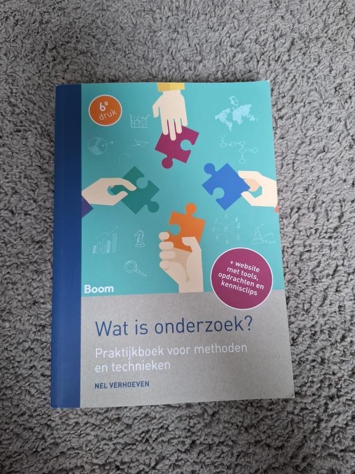 Wat is onderzoek?, Boeken, Studieboeken en Cursussen, Zo goed als nieuw, HBO, Beta, Ophalen of Verzenden