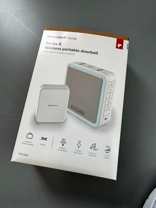 Honeywell Series 9 wireless portable doorbell DC915SCV, Huis en Inrichting, Deurbellen, Zo goed als nieuw, Ophalen of Verzenden