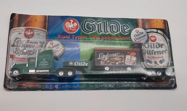 Gilde Pilsener Lindener Spezial Truck 1:87 NIEUW, Hobby en Vrije tijd, Modelauto's | 1:87, Nieuw, Bus of Vrachtwagen, Overige merken