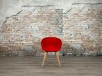 Hay AAC 23 rood bij TheReSales, Huis en Inrichting, Hout, Ophalen of Verzenden, Zo goed als nieuw, Vijf, Zes of meer stoelen
