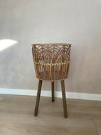 Houten plantenstandaard, Tuin en Terras, Bloembakken en Plantenbakken, Ophalen, Zo goed als nieuw, Hout, Minder dan 30 cm