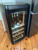 Vinata Wijnklimaatkast Retro Zwart - 42 Flessen, Witgoed en Apparatuur, Koelkasten en IJskasten, Ophalen, Zonder vriesvak, Minder dan 85 cm