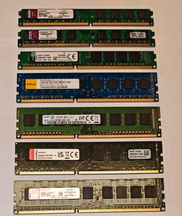 Desktop RAM geheugens DDR2, DDR3, DDR4 beschikbaar voor biedingen