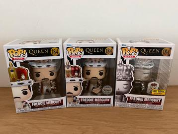 Funko Pop! Rocks 3 x 184 Queen Freddie Mercury as King beschikbaar voor biedingen