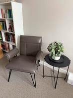 Goossens stoel leer, Huis en Inrichting, Stoelen, Bruin, Leer, Ophalen of Verzenden, Zo goed als nieuw