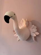 Prachtige flamingo knuffel voor aan de muur, Ophalen of Verzenden, Zo goed als nieuw