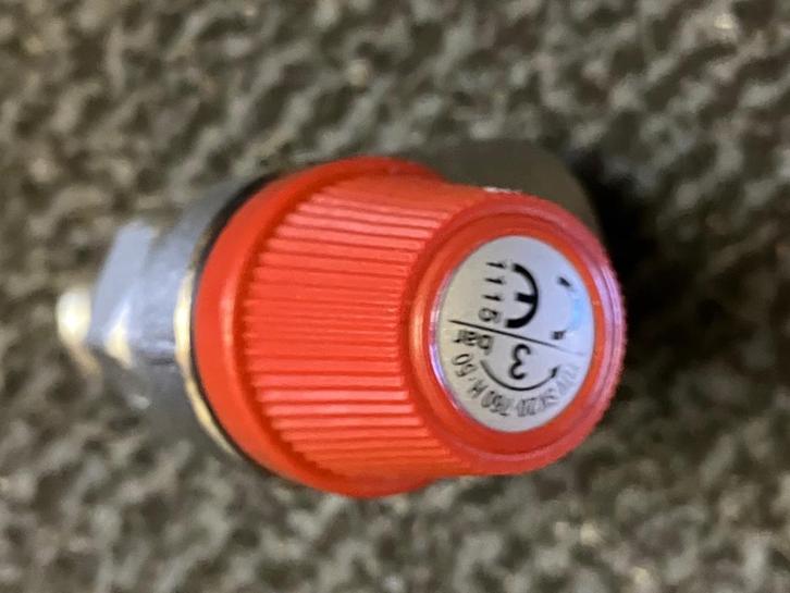 Overdruk ventiel 3 bar, Doe-het-zelf en Verbouw, Verwarming en Radiatoren, Zo goed als nieuw, Overige typen, Minder dan 200 watt