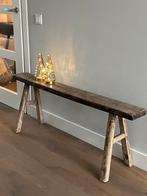 Aura Peeperkorn Landelijk Bankje - Eyecatcher!, Minder dan 50 cm, Gebruikt, 125 cm of meer, Landelijk sober vergrijsd hip