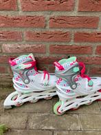 Verstelbare meisjes skeelers maat 33-36, Sport en Fitness, Skeelers, Ophalen, Zo goed als nieuw, Inline skates 4 wielen, Overige merken
