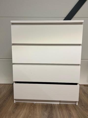 MALM Ladekast met 4 lades, wit, 80x100 cm beschikbaar voor biedingen