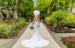 Prachtige trouwjurk XS 34, Kleding | Dames, Trouwkleding en Trouwaccessoires, Ophalen of Verzenden, Zo goed als nieuw, Wit, Trouwjurk