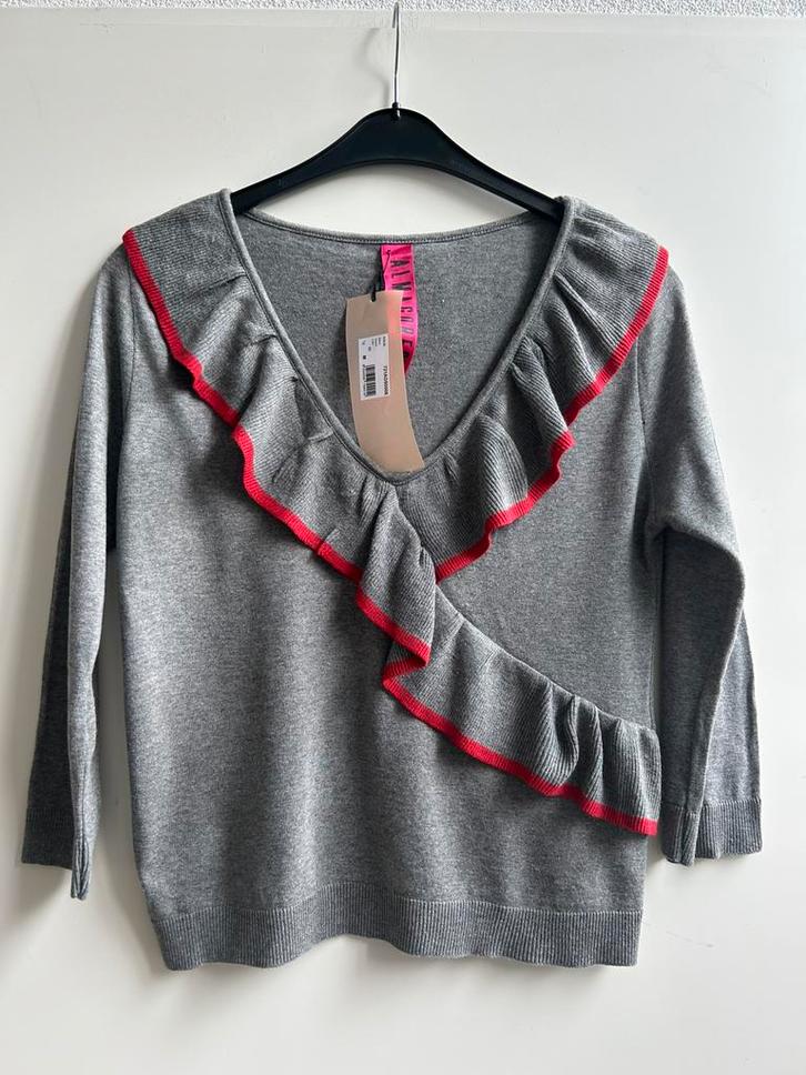ALMAGORES truitje grijs mt M, Kleding | Dames, Truien en Vesten, Nieuw, Maat 38/40 (M), Grijs, Verzenden