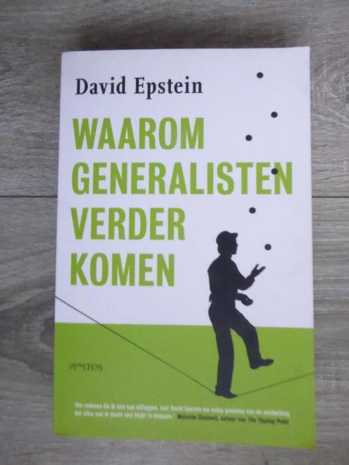WAAROM GENERALISTEN VERDER KOMEN  David EPSTEIN pb 2020 nw, Boeken, Psychologie, Nieuw, Overige onderwerpen, Ophalen of Verzenden