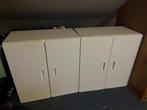 Witte IKEA opbergkastjes – 2 stuks beschikbaar, Huis en Inrichting, Kasten | Overige, Ophalen, Gebruikt