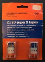 Agfa Super 8mm Film Splice Tapes 2 x 20 Pack Type 0813/333, Ophalen, 1960 tot 1980, Overige typen