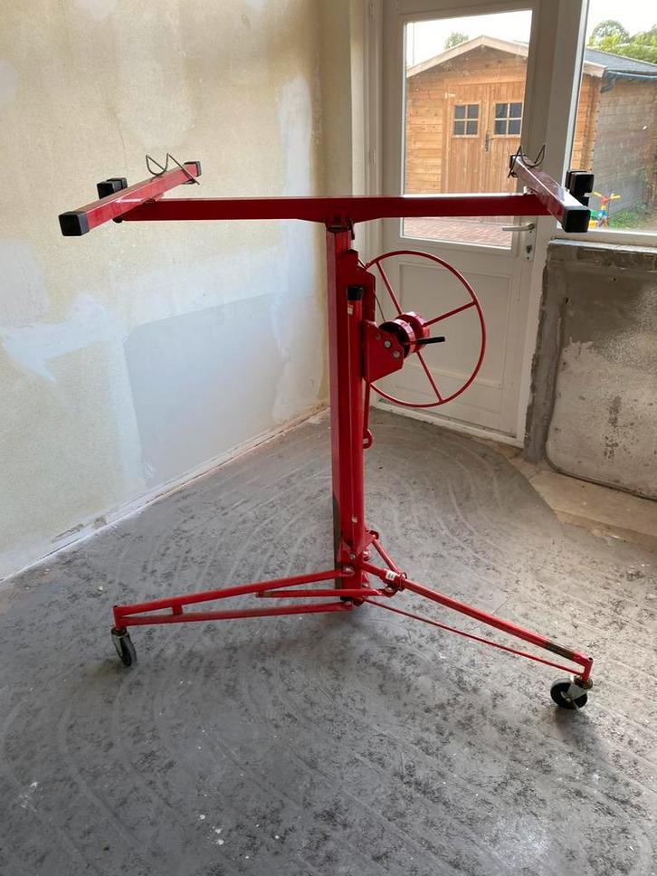 Te huur (gips)platenlift, Doe-het-zelf en Verbouw, Lieren en Takels, Zo goed als nieuw, Ophalen