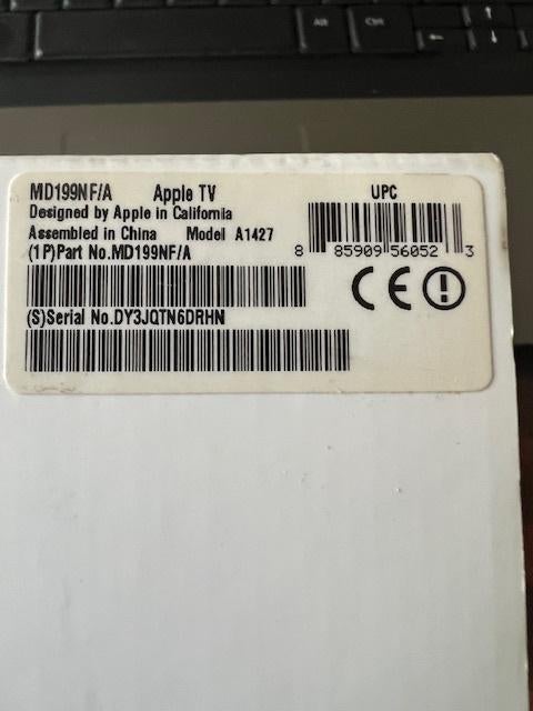 Apple TV, Audio, Tv en Foto, Mediaspelers, Ophalen, Zo goed als nieuw, HDMI, Zonder harde schijf