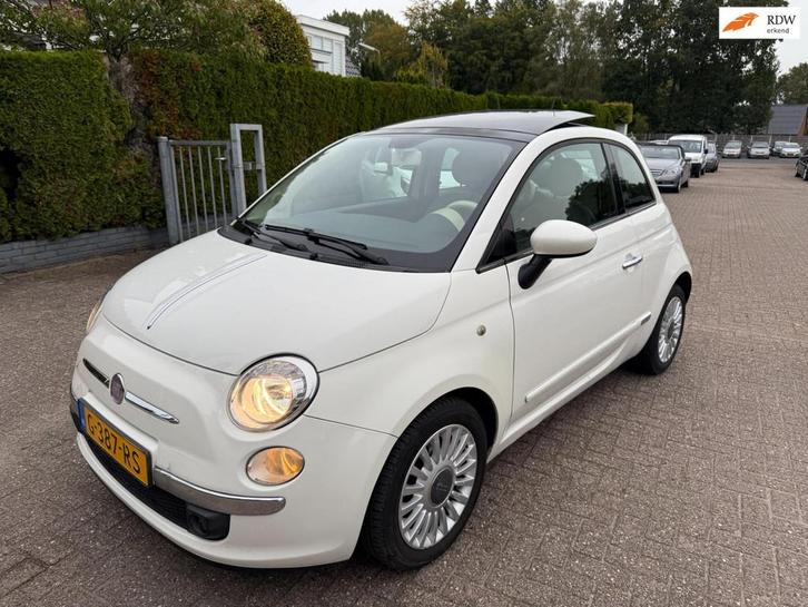 Fiat 500 1.2 Lounge AC PANO LMV, Auto's, Fiat, Bedrijf, Te koop, ABS, Airbags, Airconditioning, Bluetooth, Centrale vergrendeling