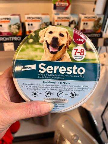 De laatste Seresto banden beschikbaar voor biedingen