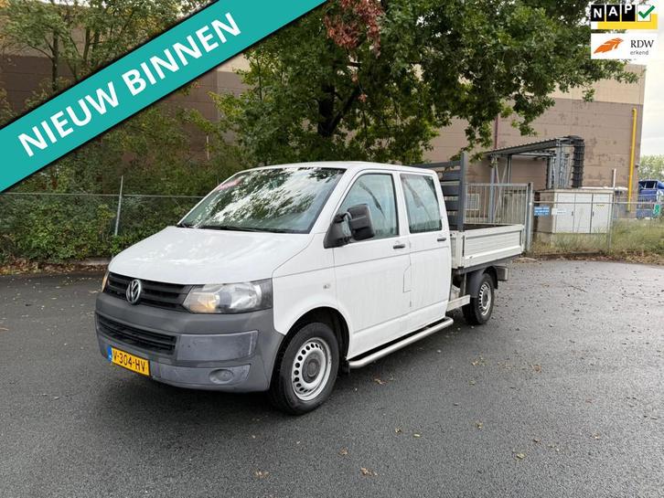 Volkswagen Transporter 2.0 TDI L2H1 DC NETTE AUTO RIJDT EN S, Auto's, Volkswagen, Bedrijf, Te koop, Transporter, ABS, Airbags