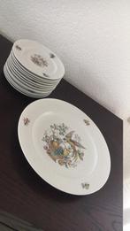 Gebakstel 1 grote en 12 kleinere bordjes, Huis en Inrichting, Keuken | Servies, Ophalen of Verzenden, Glas, Overige stijlen, Bord(en)