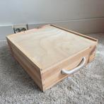 Houten wijnkist - 5 te koop. Prijs per stuk, Ophalen, Nieuw, Minder dan 5 flessen, Minder dan 50 cm