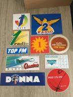 10 radio stickers, Verzamelen, Stickers, Film, Tv of Omroep, Verzenden