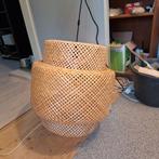 mooie grote rotan / bamboe hanglamp 50 cm, Huis en Inrichting, Lampen | Hanglampen, Ophalen, Gebruikt, 50 tot 75 cm