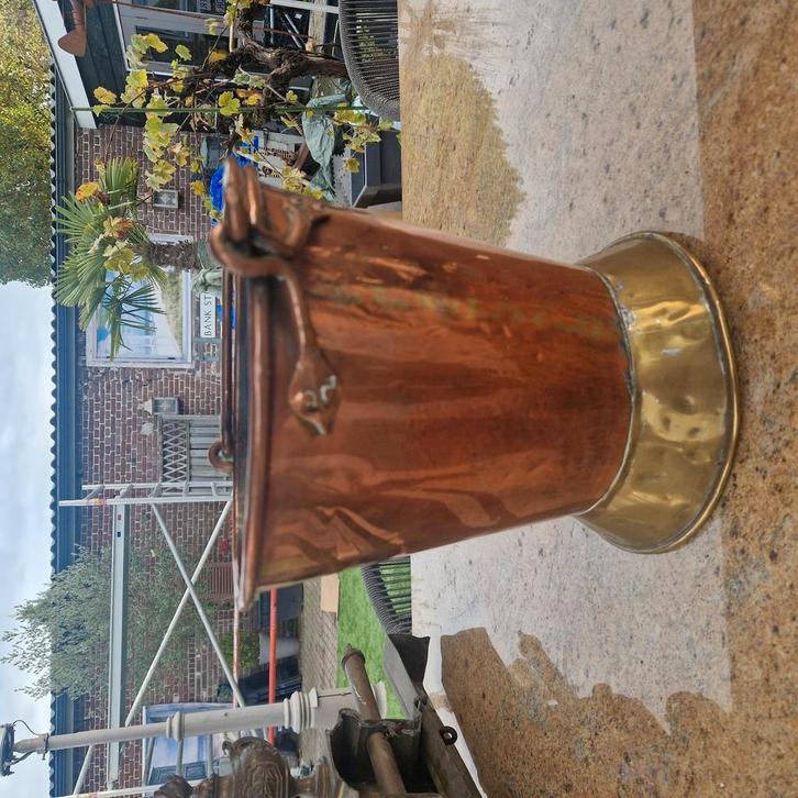 Koperen zegen emmer kerk, Antiek en Kunst, Antiek | Koper en Brons, Ophalen of Verzenden