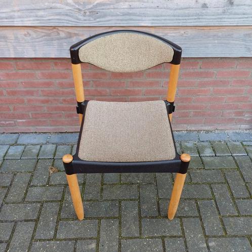Vintage design stoel., Huis en Inrichting, Stoelen, Gebruikt, Bruin, Ophalen