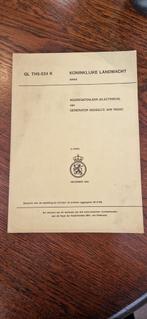 Leerboek Aggregatenleer (Elektrisch) - Generator 3kW FADAC, Ophalen of Verzenden, Gelezen, Elektrotechniek, Koninklijke Landmacht