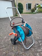 Gardena tuinslang op haspel, Tuin en Terras, Tuinslangen, Ophalen, Gebruikt, Tuinslang