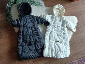 2 Voetenzakken voor in de Maxi cosi / Slaapzakken maat 50/56 beschikbaar voor biedingen