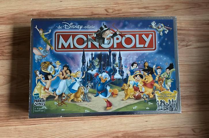 Monopoly Disney Editie - Bordspel, Hobby en Vrije tijd, Gezelschapsspellen | Bordspellen, Zo goed als nieuw, Ophalen of Verzenden