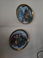 2 Decoratieve Kerst Wandbordjes, Ophalen of Verzenden