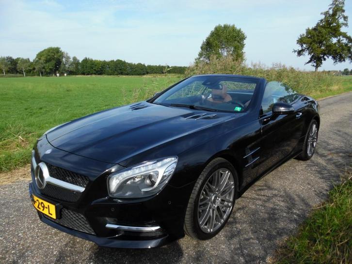Mercedes-Benz SL-Klasse 500 Amg-Line Dealer onderhouden V8, Auto's, Mercedes-Benz, Bedrijf, SL, ABS, Achteruitrijcamera, Adaptieve lichten