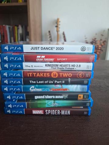 Diverse playstation 4 spellen beschikbaar voor biedingen