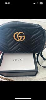 Gucci marmont bag, Ophalen, Zo goed als nieuw, Zwart, Overige typen