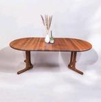 H. Sigh & Søn's vintage Deense verlengbare eettafel 60s teak, Ophalen, Gebruikt, 100 tot 150 cm, 200 cm of meer